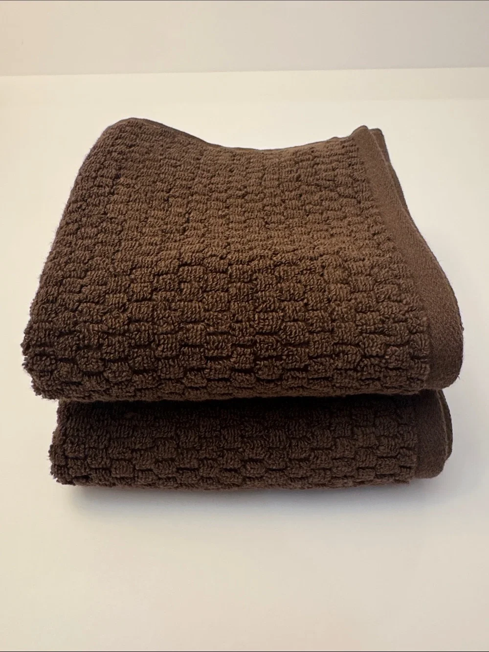 10pc TRULY LOU 100% Cotton Quick Dry Bath Towel Set - HOT FUDGE (Brown)